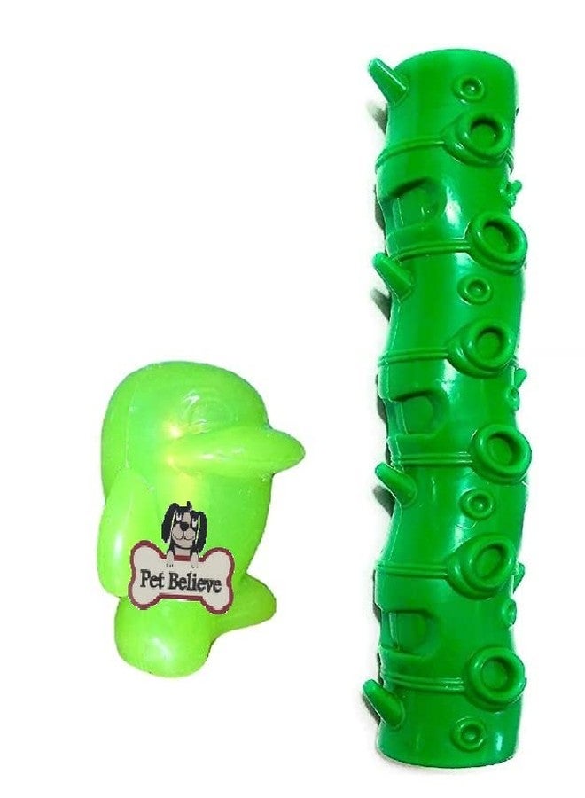 Pet Believe Non-Toxic Rubber Dumbbell Shaped Chew Toy for Dogs & Puppies - Pack of 1 (Color May Vary) - Image 5